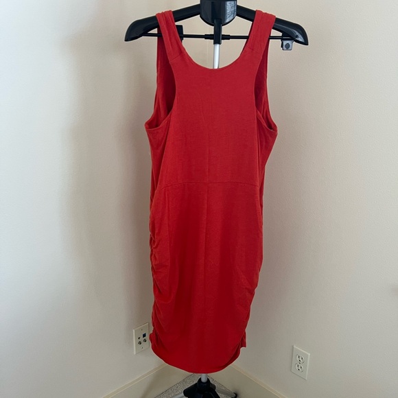 Athleta Vibrant Red Dress- Size L - Picture 3 of 5